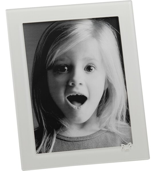 Portafoto in plexiglas BUTTERFLY 18x24 ICS - 29x6.5x22 cm cornice plexiglas bianco