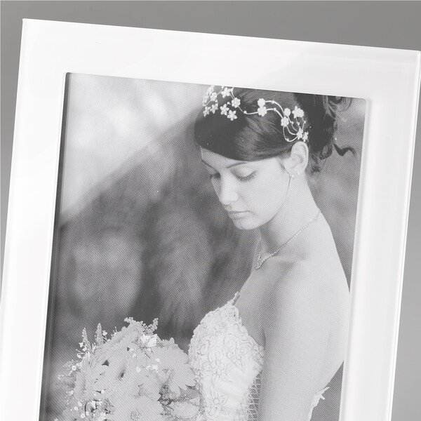 Portafoto in plexiglas BUTTERFLY 18x24 ICS - 29x6.5x22 cm cornice plexiglas bianco