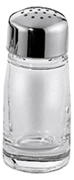 Spargisale e spargipepe con tappo in acciaio � 3,5 x h 8 cm