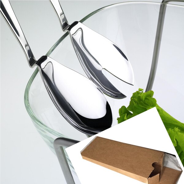 Coppia insalata Magic In Acciaio inox 18/10 Lunghezza 182 mm, spessore 3 mm EME in Scatola di cartone