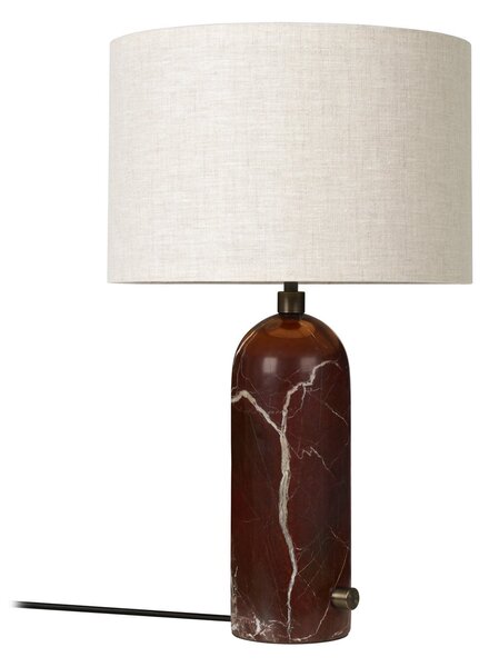 Lampade da tavolo GUBI, Gravity Small, dimmerabile, Rosso, Soggiorno, Pietra, Design
