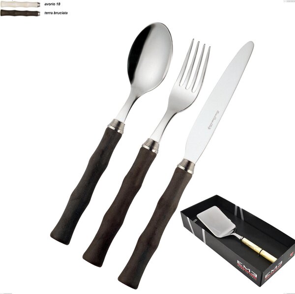 Confezione vetrina 1 pezzo pala lasagne acqua eme, Acciaio 18/10 AISI 304 lucido manicatura acrilica