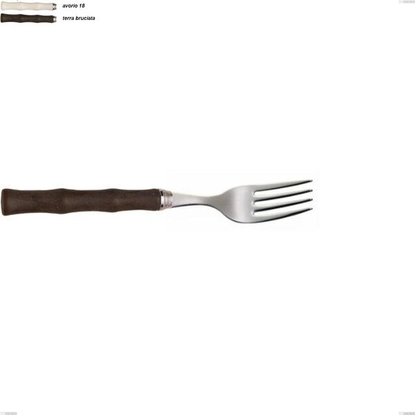 Forchetta frutta acqua eme, Acciaio 18/10 AISI 304 lucido manicatura acrilica, lunghezza 183 mm