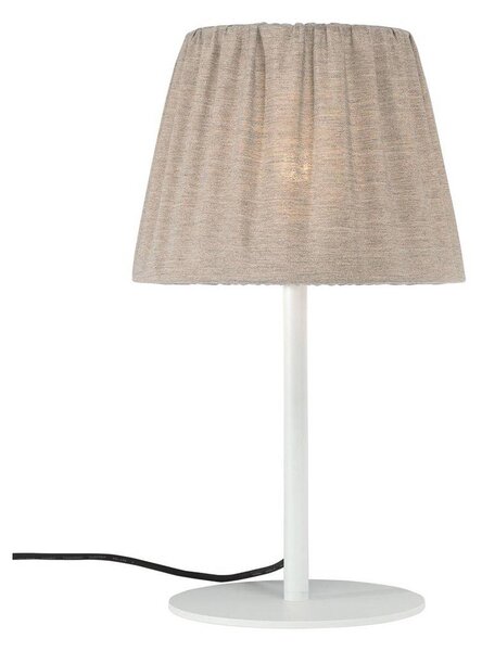 PR Home lampada da tavolo per esterni Agnar, bianco/marrone, 57 cm