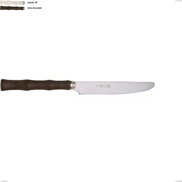 Coltello frutta acqua eme, Acciaio 18/10 AISI 304 lucido manicatura acrilica, lunghezza 195 mm