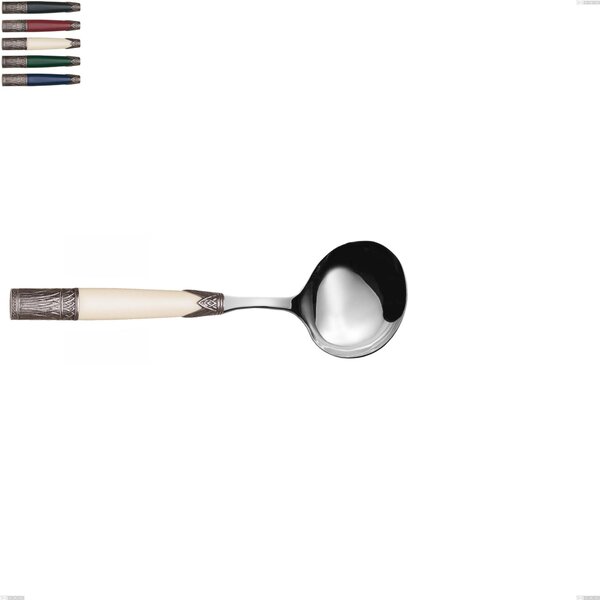 Cucchiaio salsa Aria, acciaio 18/10 aisi304 colorato Dimensioni 192 mm manico in Acrilico e Metallo