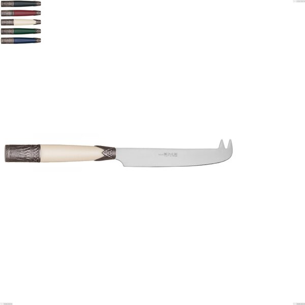 Coltello formaggio Aria, acciaio 18/10 aisi304 colorato Dimensioni 213 mm manico in Acrilico e Metallo