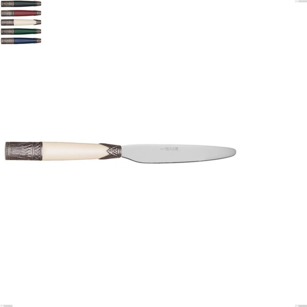 Coltello tavola aria, acciaio 18/10 aisi304 colorato Dimensioni 227 mm manico in Acrilico e Metallo