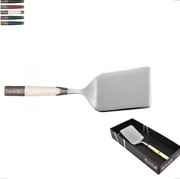 Confezione vetrina 1 pezzo pala lasagne Aria, acciaio 18/10 aisi304 colorato Dimensioni 245 mm manico in Acrilico e Metallo