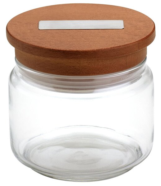 Barattolo in Vetro e Tappo in Legno ALLURE 50 CL