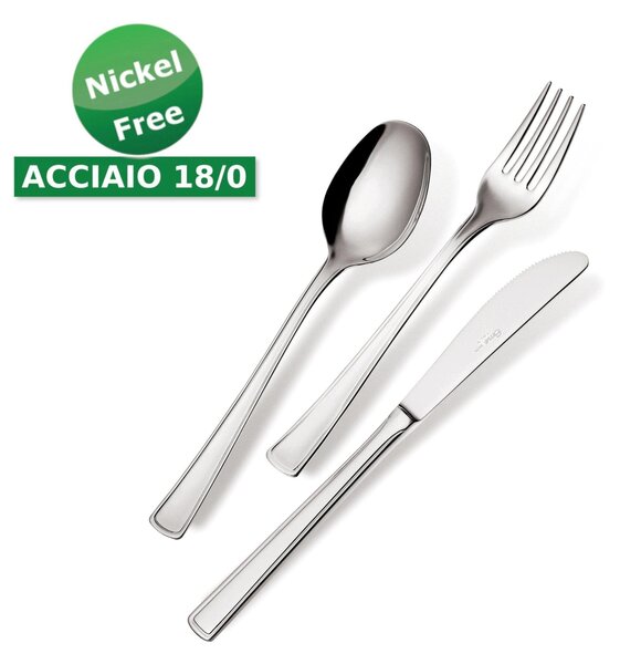 Confezione Panoramica 30 pezzi coltello economico Ambassador 18/0 nichel free, (Acciaio 18/ 0) Nichel Free, spessore 2 mm