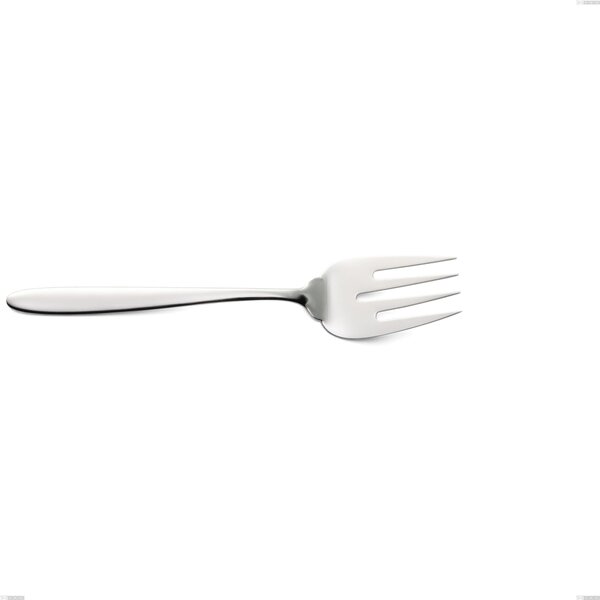 Forchetta pesce da servizio armonia, Acciaio inox Aisi 304 lucido, spessore 3 mm, lunghezza 245 mm