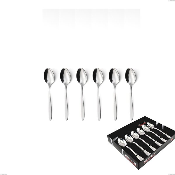 Confezione vetrina 6 pezzi caff� armonia, Acciaio inox Aisi 304 lucido, spessore 3 mm