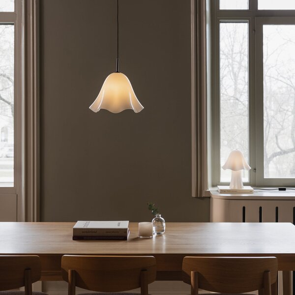 Lampada a sospensione Globen Lighting, Bello, dimmerabile, Bianco, Soggiorno, Vetro, Scandinavo