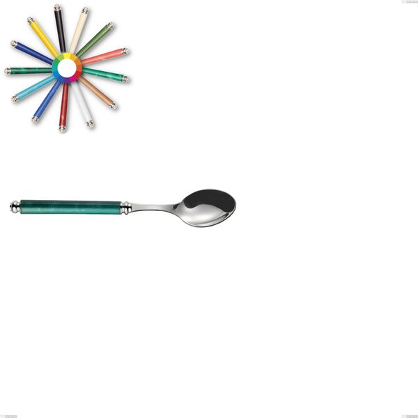 Cucchiaio dolce Arcadia, Acciaio 18/10 AISI 304 Lucido manicatura acrilico doppia ghiera, lunghezza 151 mm