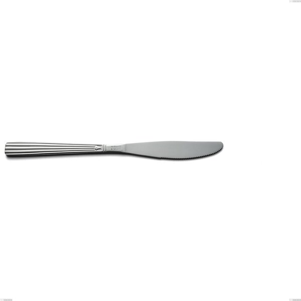 Coltello tavola Linea BAVARIA in Acciaio 18/10 (AISI 304) lunghezza 215 mm, spessore 2,0 mm, finitura inox lucido lavabili in lavastoviglie