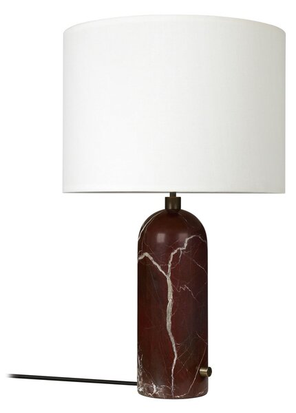 Lampade da tavolo GUBI, Gravity Large, dimmerabile, Rosso, Soggiorno, Pietra, Design