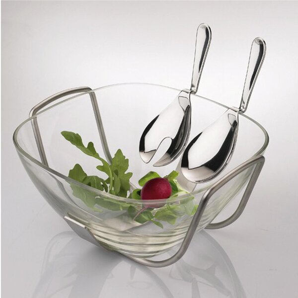 Coppia insalata Magic In Acciaio 18/10 Lunghezza Lunghezza 182 mm, spessore 3 mm EME in Confezione regalo EME