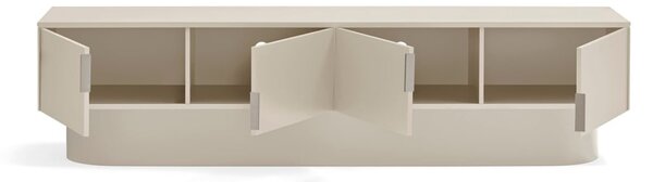 Tavolo TV beige 200x50 cm Totem - Teulat