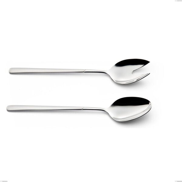 Coppia insalata Celtika sabbiato, Inox 18.10 (AISI304), spessore 5.00, lunghezza 240 mm