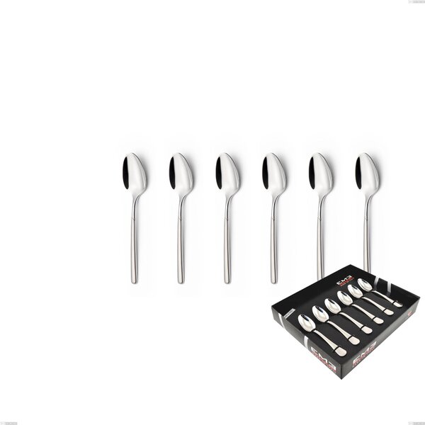 Confezione vetrina 6 pezzi moka Celtika sabbiato, Inox 18.10 (AISI304), spessore 5.00