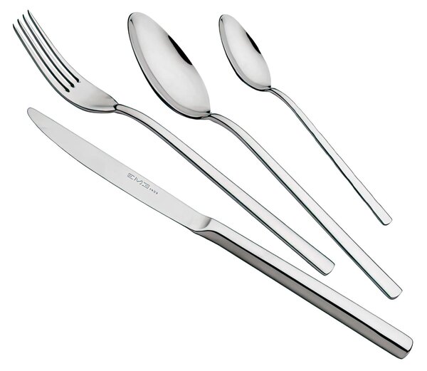 Servizio Posate Chiara 24 pezzi acciaio inox 18/10 Finitura LUCIDA spessore 4.5 mm in confezione
