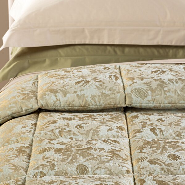 Trapunta MATRIMONIALE Affresco GIADA Raso Jacquard Caleffi