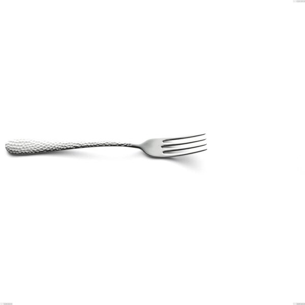 Forchetta frutta cortina, Acciaio inox (Aisi 304) acciaio martellato lucido, lunghezza 190 mm