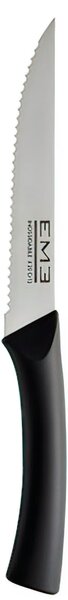 Coltello da Bistecca LOVE ME Impugnatura ergonomica realizzato in acciaio 18/10 Lama 12.5 cm - Misura totale 23 cm lucidato a specchio