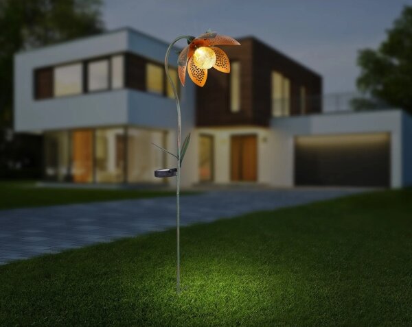 Globo 33653 - Lampada solare a LED LED/0,06W/3,2V IP44 a forma di fiore