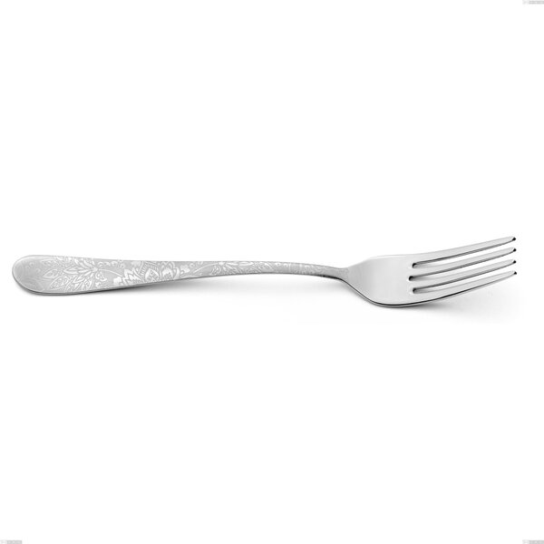 Forchetta tavola Charme Pechino, Acciaio 18/10 Inox Lucido con incisione al laser, spessore 2,5 mm mm, lunghezza 214 mm