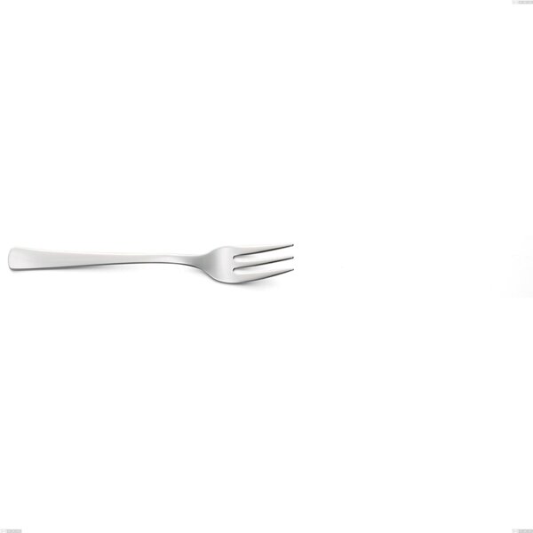 Forchetta dolce doram, Acciaio inox Aisi 304 lucido, spessore 2.5 mm, lunghezza 150 mm