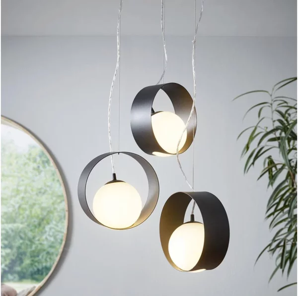 Eglo 98441 - Lampadario a sospensione con cavo CAMARGO 3xE14/40W/230V
