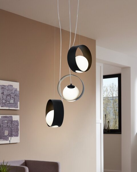 Eglo 98441 - Lampadario a sospensione con cavo CAMARGO 3xE14/40W/230V