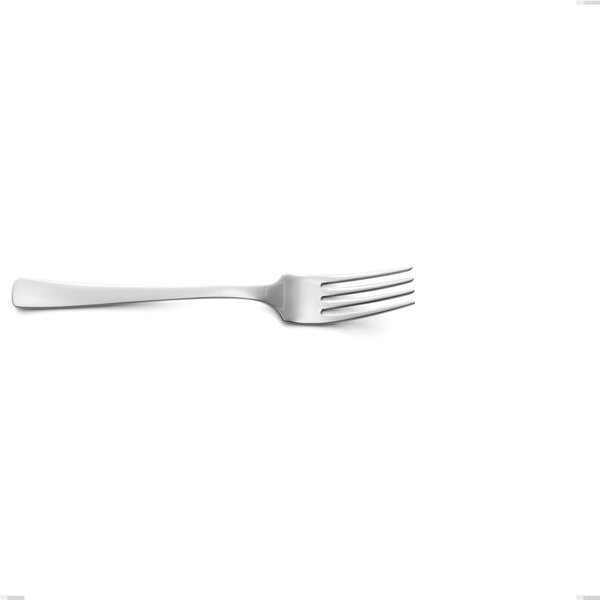 Forchetta tavola DORAM, in Acciaio 18/10 (AISI 304) lunghezza195 mm, spessore 2,5 mm, finitura inox lucido lavabili in lavastoviglie