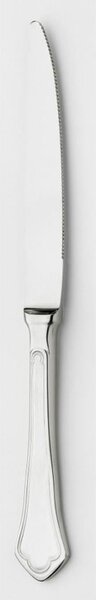 Coltello da Bistecca manico Pieno DOMUS in acciaio inox 18.10 lucido spessore 3 mm, lunghezza 225 mm
