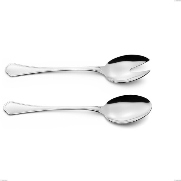 Coppia insalata Domus, inox 18.10 (AISI304), spessore 3.0 mm - lunghezza 240 mm
