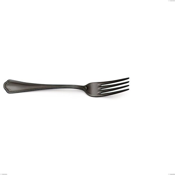 Forchetta frutta Domus Black , Acciaio 18/10 trattamento PVD, spessore 3 mm, lunghezza 182 mm