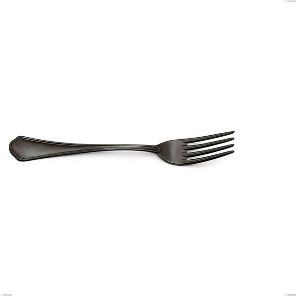 Forchetta tavola Domus Black , Acciaio 18/10 trattamento PVD, spessore 3 mm, lunghezza 205 mm