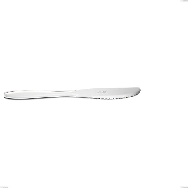 Coltello tavola Linea ECO in Acciaio 18/0 (AISI 430) lunghezza 215 mm, spessore 1,5 mm, finitura inox lucido lavabili in lavastoviglie