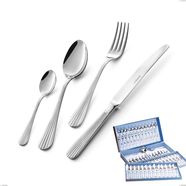 Servizio di posate 113 pezzi in astuccio regalo Eden, inox 18.10 (AISI304) , spessore 3.0 mm