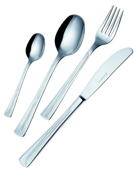 Confezione Vetrina 24 pezzi posate ELITE Acciaio inox 18.10 (AISI 304), spessore 2 mm lavabili in lavastoviglie