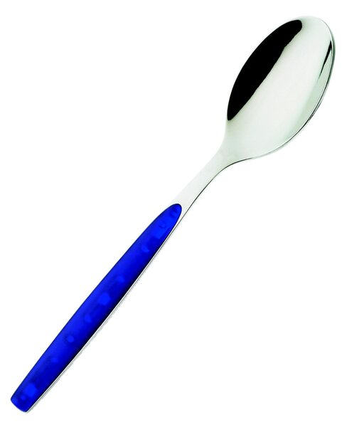 Set Posate colorate 24 pezzi un posto tavola DREAM 6 Coltello 6 Forchetta 6 Cucchiaio 6 Cucchiaino caffe in acciaio 18/0 (AISI430) Nichel Free blu