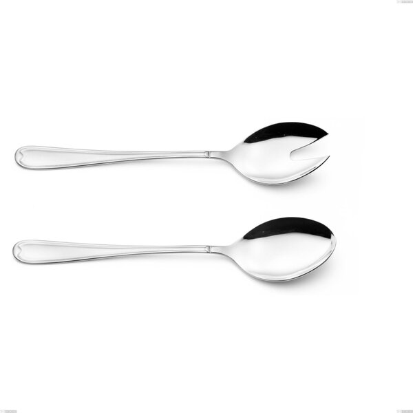 Coppia insalata Euro, 18/10 (AISI304), spessore 2,00 mm, Lunghezza 230 mm