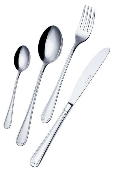 Confezione vetrina 6 pezzi forchettine dolce Euro, 18/10 (AISI304), spessore 2,00 mm