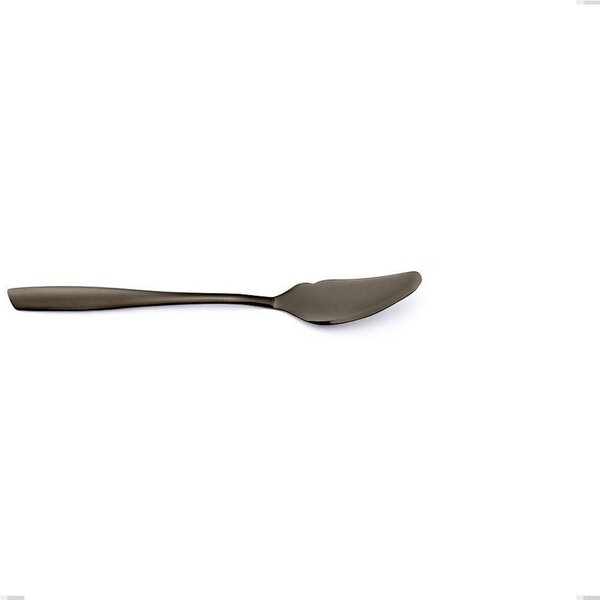 Coltello pesce Acciaio inox 18/10 PVD Black Eleven lunghezza 204 mm spessore 2,5 mm nero