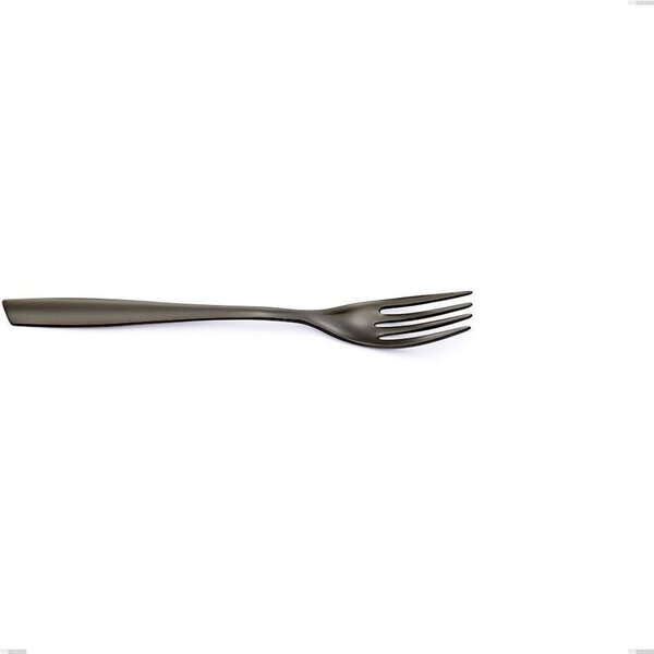 Forchetta tavola Acciaio inox 18/10 PVD Black Eleven lunghezza 220 mm spessore 2,5 mm nero
