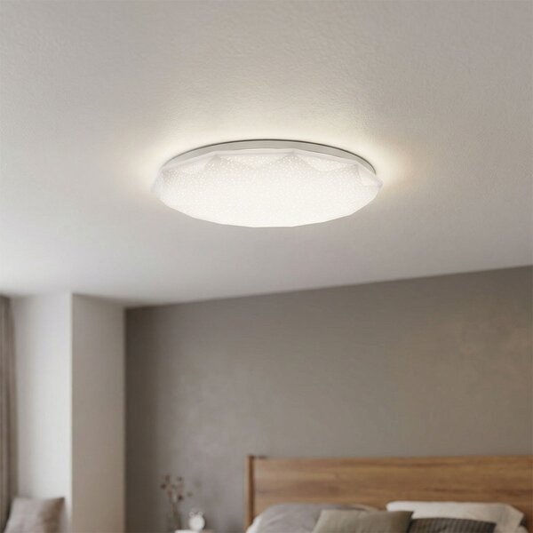 Plafoniera LED Poligonale Tonda 60W Ø50cm Bianco Variabile CCT