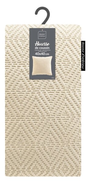 Federa decorativa in cotone 40x40 cm Sylvia – douceur d'intérieur