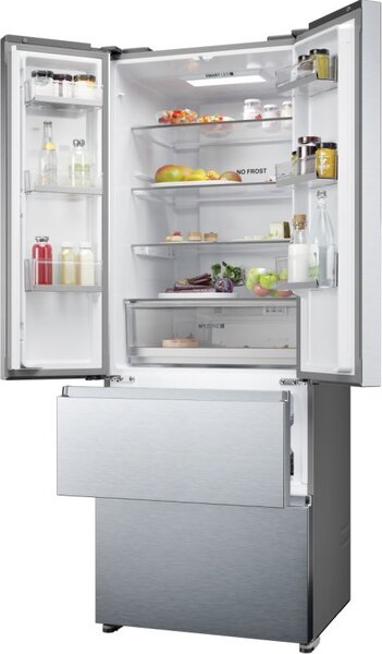 Haier Frigorifero Americano Side by Side Capacit 446 Litri Classe energetica E No Frost colore Argento - FD 70 Serie 5 HFR5719ENMG